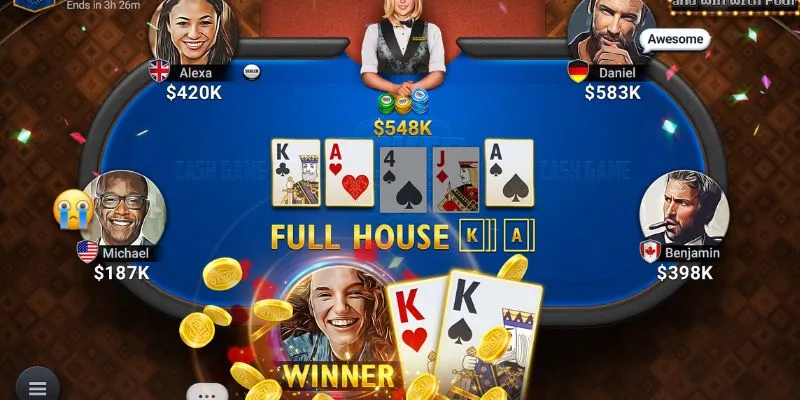 Khám phá xác suất thắng trong game Poker Go88